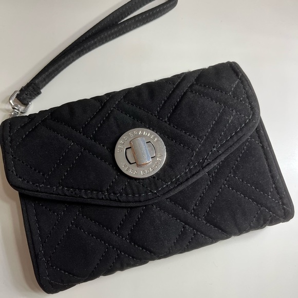 Black Vera Bradley Wristlet - Picture 2 of 5